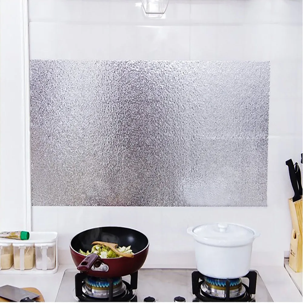 Kitchen Oil Proof Waterproof Sticker Aluminum Foil Kitchen Stove Cabinet Stickers Self Adhesive Wallpapers DIY Wall Stickers
Kitchen Oil Proof Waterproof Sticker Aluminum Foil Kitchen Stove Cabinet Stickers Self Adhesive Wallpapers DIY Wall Stickers