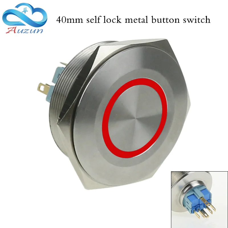 40mm metal button self-lock switch waterproof stainless steel switch voltage 6v 12v 24v 48v 110v 220v
40mm metal button self-lock switch waterproof stainless steel switch voltage 6v 12v 24v 48v 110v 220v