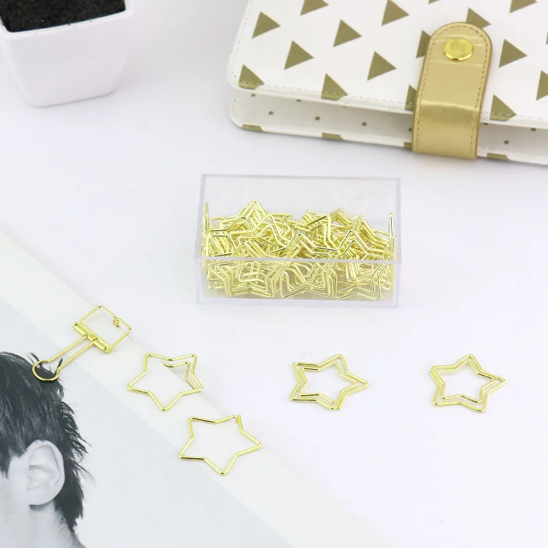 TUTU 30pcs/box new candy star design metal office school paper clips stationery fine cute student notebook index bookmark H0241
TUTU 30pcs/box new candy star design metal office school paper clips stationery fine cute student notebook index bookmark H0241