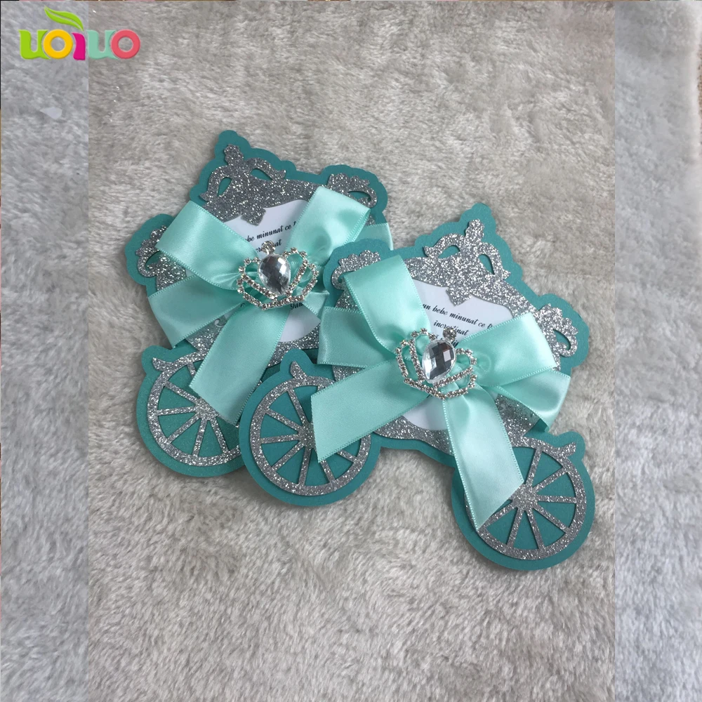 glitter lovely laser cut simple unique Carriage baby kid birthday invitation cards Christening invitation cards custom printing
glitter lovely laser cut simple unique Carriage baby kid birthday invitation cards Christening invitation cards custom printing