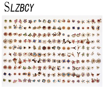 SLZBCY 100 Pairs/Set Mix Style Crystal Child Small Earrings Flower Geometric Acrylic Stud Earring Sets For Women Fashion Jewelry
SLZBCY 100 Pairs/Set Mix Style Crystal Child Small Earrings Flower Geometric Acrylic Stud Earring Sets For Women Fashion Jewelry