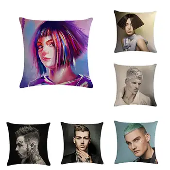 Cushion for leaning on, New Year gift series hairdressing HomerDecor Cushion Cover Throw Pillowcase Pillow Covers 45 * 45cm Sof
Cushion for leaning on, New Year gift series hairdressing HomerDecor Cushion Cover Throw Pillowcase Pillow Covers 45 * 45cm Sof