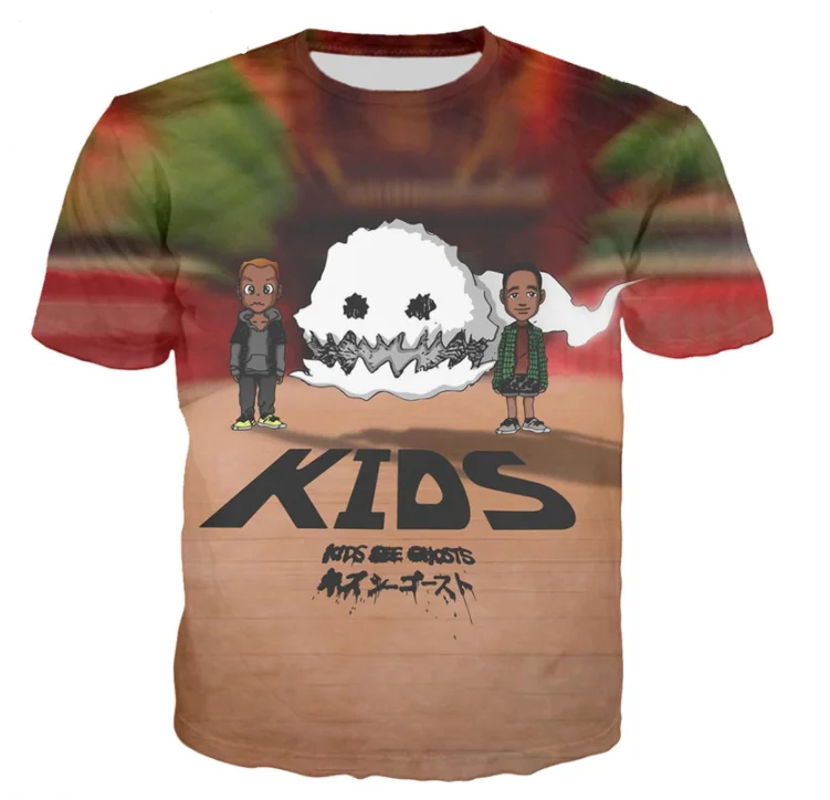New Summer Kanye West Kids See Ghost T Shirt Men/women 3D Print T-shirts Casual Harajuku Style Tshirt Streetwear
New Summer Kanye West Kids See Ghost T Shirt Men/women 3D Print T-shirts Casual Harajuku Style Tshirt Streetwear