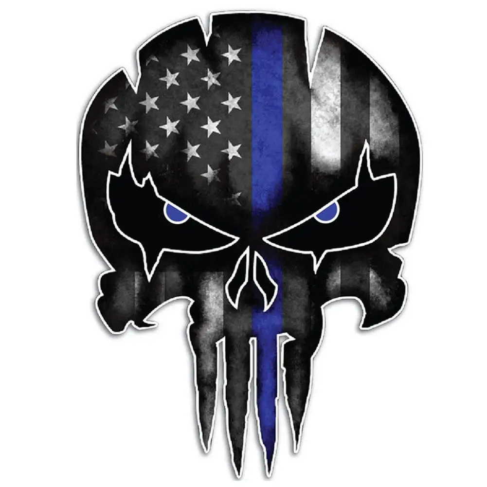 13x9.5 Cm Waterproof Car Stickers Decal Thin Blue Line For Punisher Skull Reflective Personalized Vinyl Car Styling Accessories
13x9.5 Cm Waterproof Car Stickers Decal Thin Blue Line For Punisher Skull Reflective Personalized Vinyl Car Styling Accessories