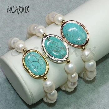 5 pieces natural pearl bracelets freshwater pearl jewelry oval stone bracelet wholesale jewelry crafted bracelets for women 9108
5 pieces natural pearl bracelets freshwater pearl jewelry oval stone bracelet wholesale jewelry crafted bracelets for women 9108