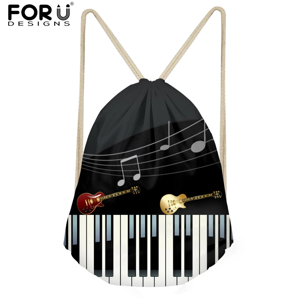 FORUDESIGNS Men Small Backpack Music Notes with Piano Keyboard Men's Mochila Casual Drawstring Bags for Kids Boys School Bag New
FORUDESIGNS Men Small Backpack Music Notes with Piano Keyboard Men's Mochila Casual Drawstring Bags for Kids Boys School Bag New