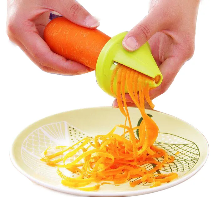 Funnel Model Spiral Slicer Vegetable Shred Device Cooking Salad Carrot Radish Vegetable Cutter Kitchen Accessories Gadget
Funnel Model Spiral Slicer Vegetable Shred Device Cooking Salad Carrot Radish Vegetable Cutter Kitchen Accessories Gadget