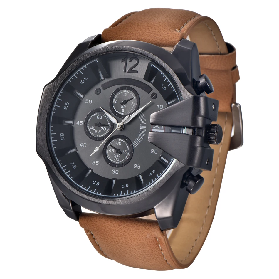 2016 Hot Brand XINEW Watches men Casual Quartz reloj Leather wristwatch Army Military reloj hombre men's clock relogio masculino
2016 Hot Brand XINEW Watches men Casual Quartz reloj Leather wristwatch Army Military reloj hombre men's clock relogio masculino