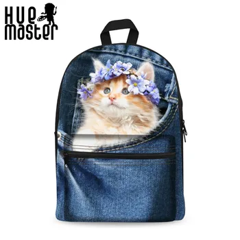 Teenagers Bag for Girls Cat Printing Imitation Denim Canvas Notebook Backpack Children School Bags Women's Rucksack Japan
Teenagers Bag for Girls Cat Printing Imitation Denim Canvas Notebook Backpack Children School Bags Women's Rucksack Japan