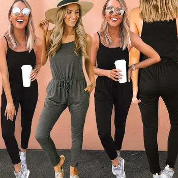 jumpsuit bodysuitWomen Summer Pockets Lace Up O Neck Sleeveless Rompers Jumpsuit Playsuit боди для женщин Purchasing 2019 
jumpsuit bodysuitWomen Summer Pockets Lace Up O Neck Sleeveless Rompers Jumpsuit Playsuit боди для женщин Purchasing 2019