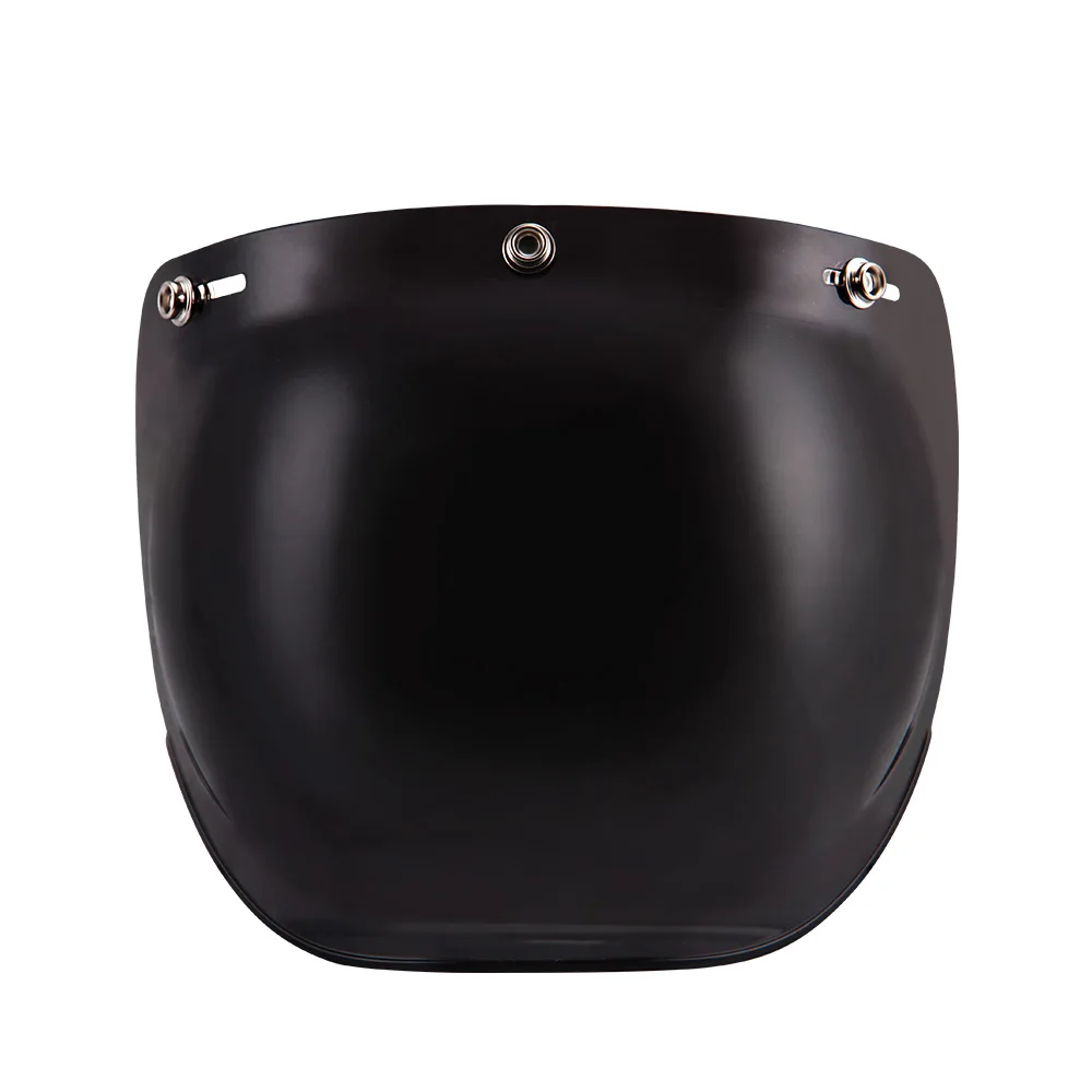 New Retro Vintage Style 3-Snap Motorcycle Helmet Bubble Shield Visor Lens for Cruiser Chopper Cafe Racer 3/4 Open Face Helmet
New Retro Vintage Style 3-Snap Motorcycle Helmet Bubble Shield Visor Lens for Cruiser Chopper Cafe Racer 3/4 Open Face Helmet