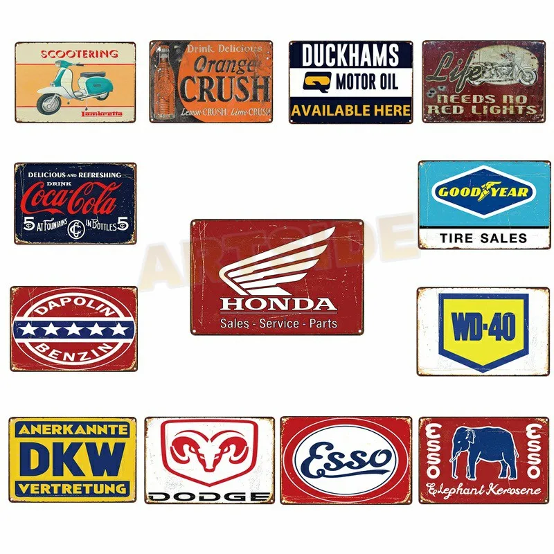 Motor Oil Antique Tin Signs, Vintage Garage Man Cave Retro Cola Drink Posters Bar Pub Wall Decor
Motor Oil Antique Tin Signs, Vintage Garage Man Cave Retro Cola Drink Posters Bar Pub Wall Decor