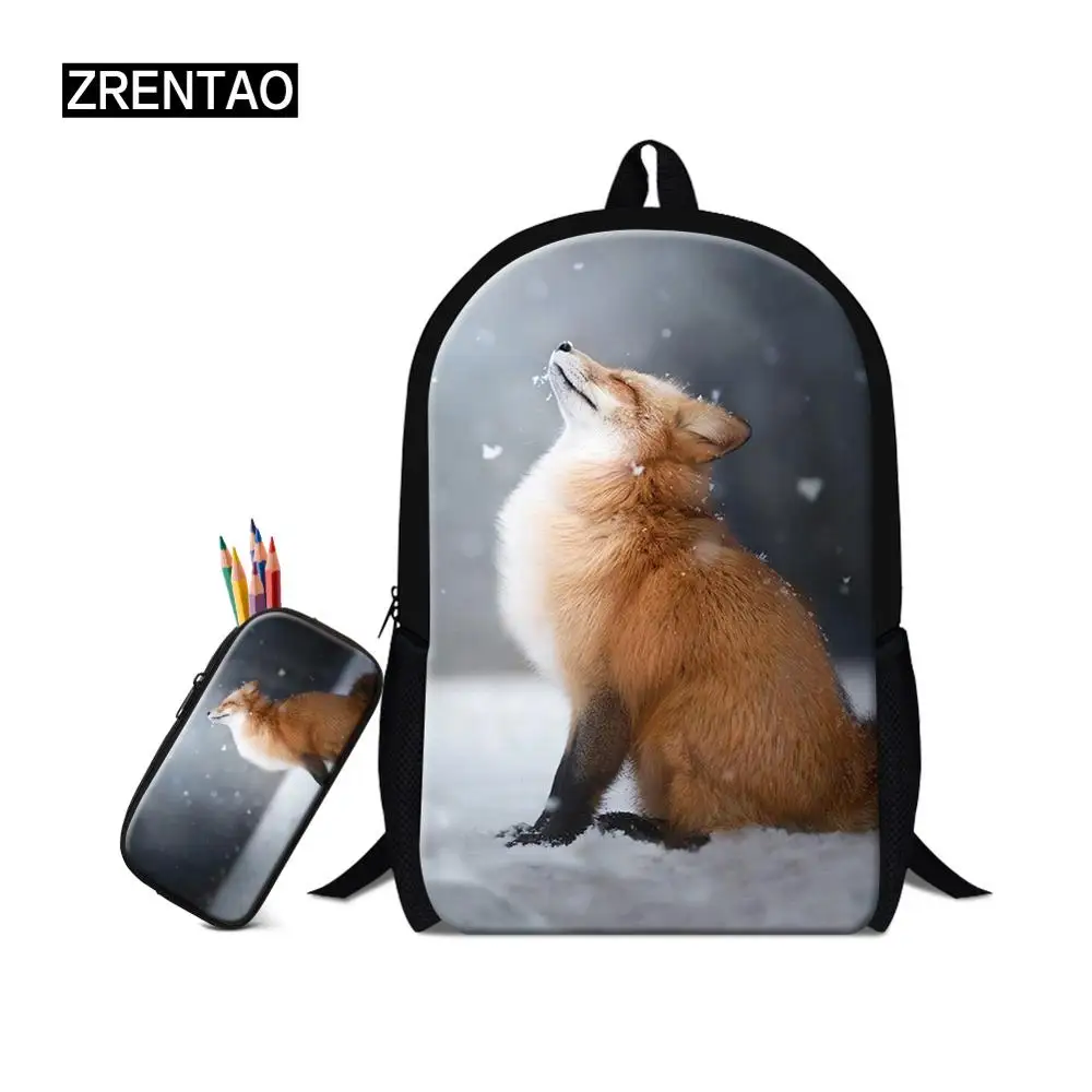 Kids Girls School Bags Set For Boys Teenager 3D Fox Printing travel Backpack Orthopedic 2pcs/Set Rucksack schoolbag sac infantil
Kids Girls School Bags Set For Boys Teenager 3D Fox Printing travel Backpack Orthopedic 2pcs/Set Rucksack schoolbag sac infantil