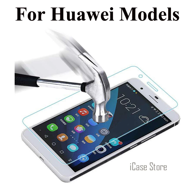 2.5D 9H защита экрана из закаленного стекла для huawei Honor 8 6 7 4C 5C 3X4X6 Plus P6 P7 P8 Lite G6 G7