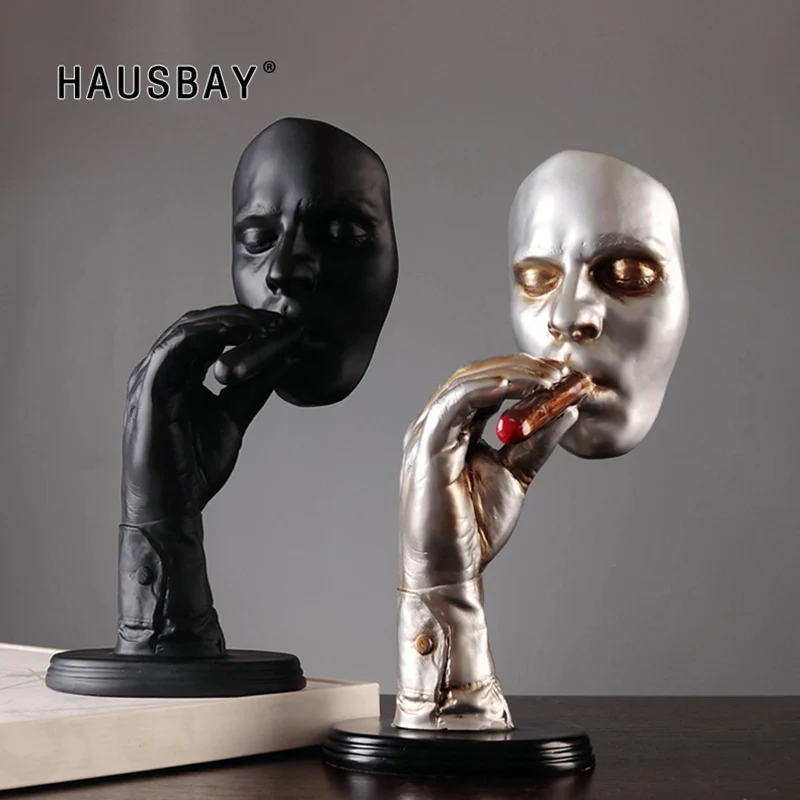 Retro Smoker Meditators Abstract Sculpture Man Smoking Cigar Creative Statue Nature Resin Figurine Artwork Home Decorations D035
Retro Smoker Meditators Abstract Sculpture Man Smoking Cigar Creative Statue Nature Resin Figurine Artwork Home Decorations D035