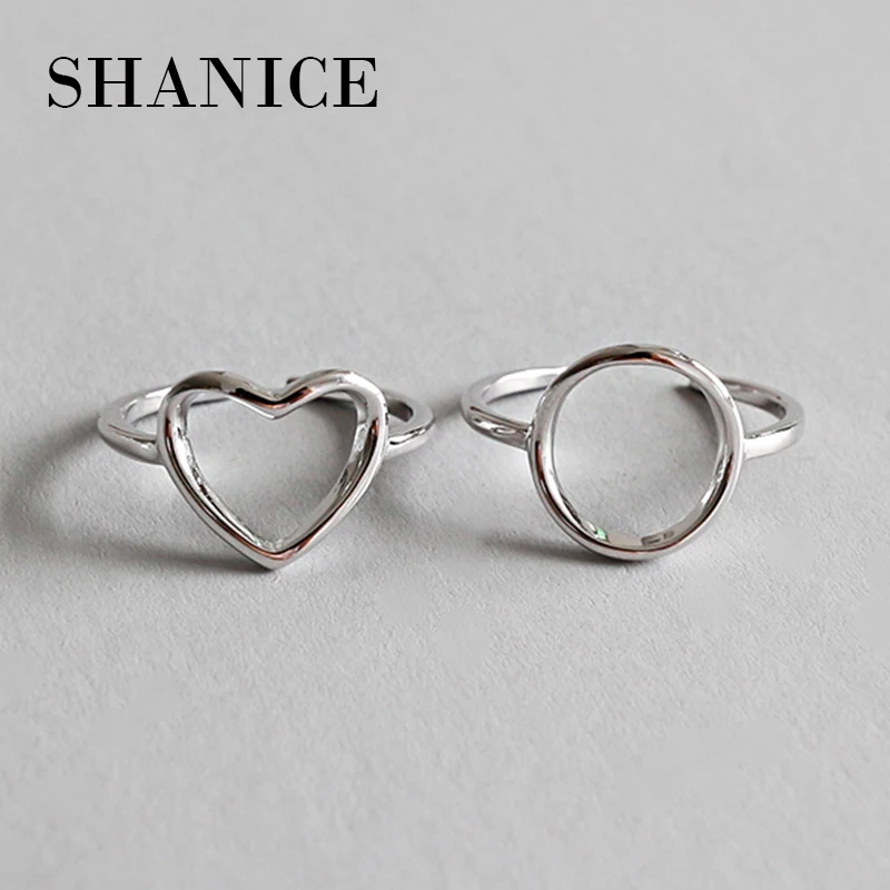 SHANICE Authentic 925 Sterling Silver Open Ring Geometric hollow Love Adjustable Finger Rings for Women Wedding Party Jewelry
SHANICE Authentic 925 Sterling Silver Open Ring Geometric hollow Love Adjustable Finger Rings for Women Wedding Party Jewelry