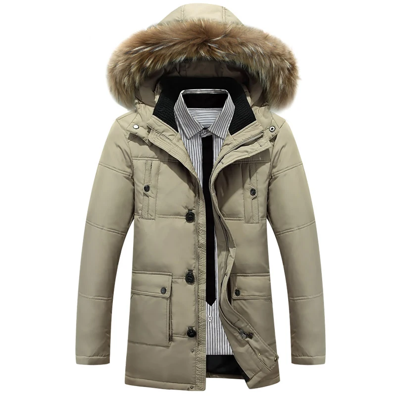 2018 New Winter Jacket Men Big Real Fur Collar Hooded Duck Down Jacket Thick Down Jacket Men Warm Coat
2018 New Winter Jacket Men Big Real Fur Collar Hooded Duck Down Jacket Thick Down Jacket Men Warm Coat