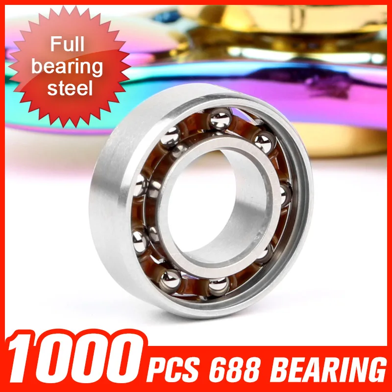 1000pcs 9 Beads 688 Bearing For Waste Incinerator Machine Fan Motor Skating Roller Board Shaft Hardware Tool Accessorie
1000pcs 9 Beads 688 Bearing For Waste Incinerator Machine Fan Motor Skating Roller Board Shaft Hardware Tool Accessorie