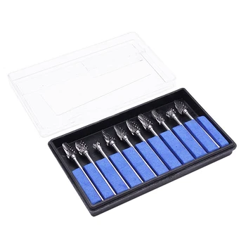 10pcs Double Pattern Tungsten Steel Dental Burs Lab Burrs Tooth Drill For Handpiece Polisher Burrs With Box
10pcs Double Pattern Tungsten Steel Dental Burs Lab Burrs Tooth Drill For Handpiece Polisher Burrs With Box