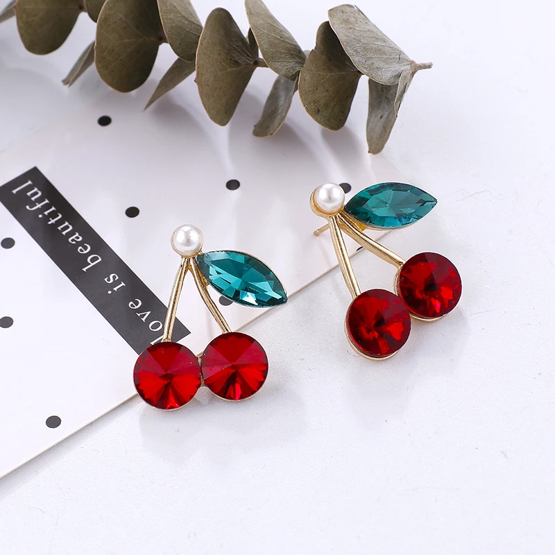 Flashbuy 2019 New Fashion Sweet Crystal Long Earrings For Women Red Cherry Dangle Drop Earrings Cute Girls Jewelry Party Gift
Flashbuy 2019 New Fashion Sweet Crystal Long Earrings For Women Red Cherry Dangle Drop Earrings Cute Girls Jewelry Party Gift