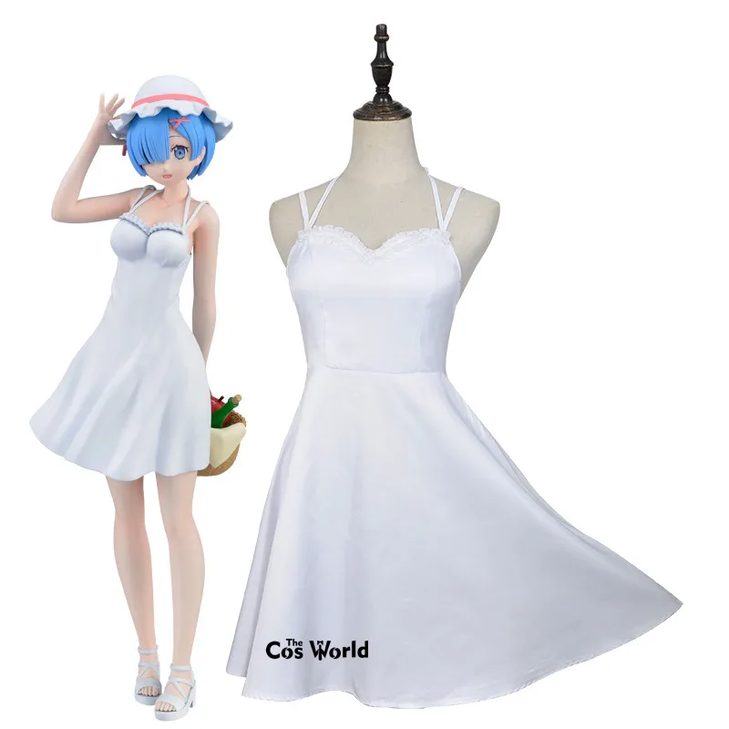 Re Zero Kara Hajimeru Isekai Seikatsu Remu Summer Sleeveless Slip Dress Uniform Outfit Anime Cosplay Costumes
Re Zero Kara Hajimeru Isekai Seikatsu Remu Summer Sleeveless Slip Dress Uniform Outfit Anime Cosplay Costumes