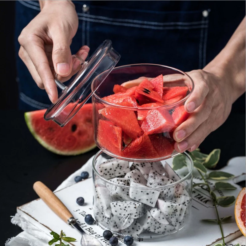 Superimposable Glass Storage Jar Bottle with Cover Minimalist Storage Bottle Nut Seasoning Fruit Container Organizer for Kitchen
Superimposable Glass Storage Jar Bottle with Cover Minimalist Storage Bottle Nut Seasoning Fruit Container Organizer for Kitchen