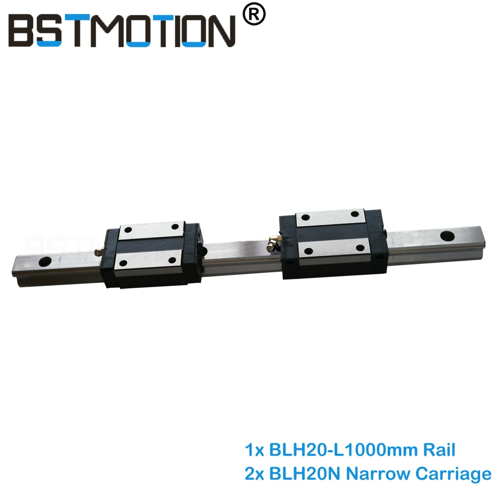 Linear Guide 20mm BLH20 L 1000mm Linear rail with BLH20N Narrow carriage # interchable with HGH20CA
Linear Guide 20mm BLH20 L 1000mm Linear rail with BLH20N Narrow carriage # interchable with HGH20CA