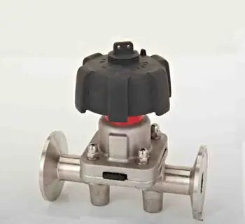 SS316L stainless steel sanitary pneumatic manual diaphragm valve with EPDM seal SDGMF-15E
SS316L stainless steel sanitary pneumatic manual diaphragm valve with EPDM seal SDGMF-15E