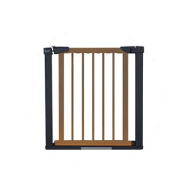 75 to 84 cm Wooden Baby Gate for Stairs with 5cm Thick Steel Frame for Child Security 18 75 to 84 cm Wooden Baby Gate for Stairs with 5cm Thick Steel Frame for Child Security 22