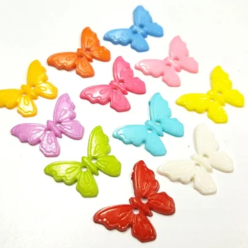 40pcs 22mmx17mm Mix Colors New Plastic Butterfly Flatback 2-holes DIY Scrapbooking Children's Apparel Sewing Accessories
40pcs 22mmx17mm Mix Colors New Plastic Butterfly Flatback 2-holes DIY Scrapbooking Children's Apparel Sewing Accessories