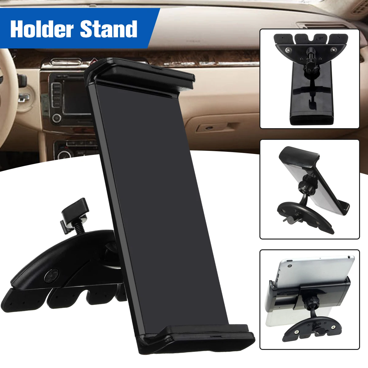 New 10" Adjustable Universal Car CD Slot Phone Tablet Mount Holder Stand For Ipad 1 2 For Samsung Tablets & GPS Holder Stander
New 10" Adjustable Universal Car CD Slot Phone Tablet Mount Holder Stand For Ipad 1 2 For Samsung Tablets & GPS Holder Stander