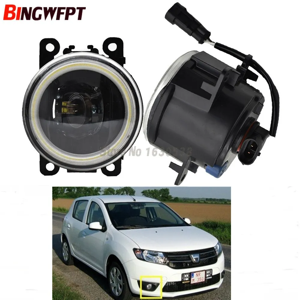 Car-Styling 90mm Round LED Fog Lamps DRL For Dacia Logan Duster Sandero 2004-2015 Angel Eye Front Bumper Fog Lights 2Pcs
Car-Styling 90mm Round LED Fog Lamps DRL For Dacia Logan Duster Sandero 2004-2015 Angel Eye Front Bumper Fog Lights 2Pcs