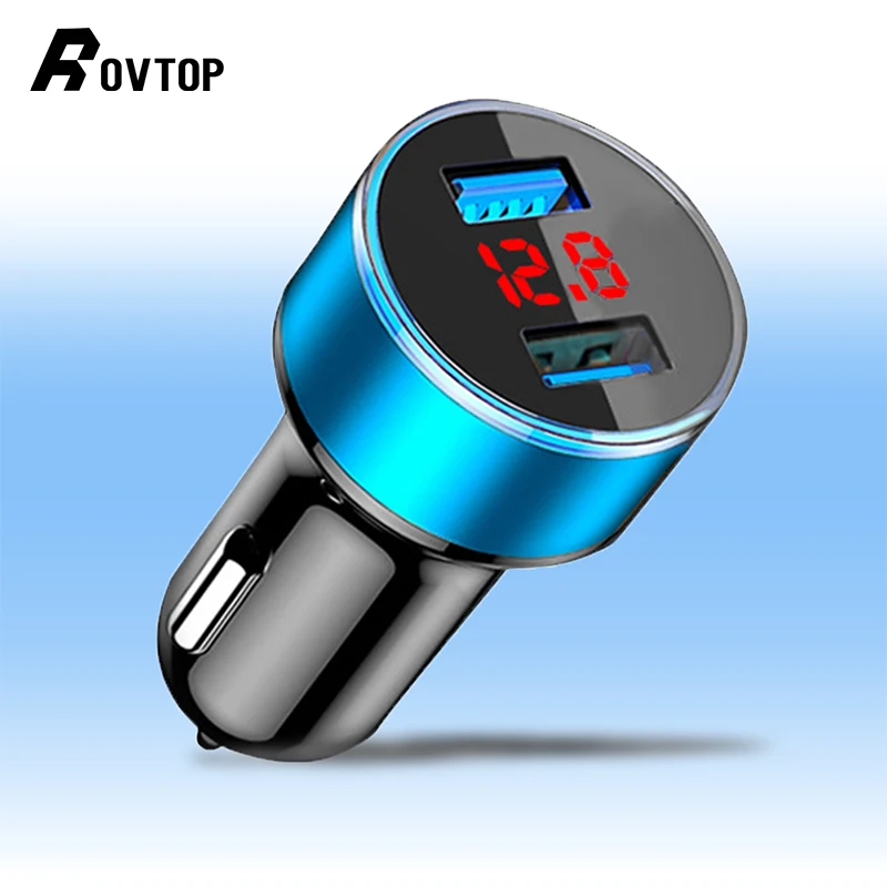 Universal Car Charger Dual USB 3.1A 5V With LED Display Phone Car-Charger For IPhone 6 6s X 8 Plus Xiaomi Samsung S8 Tablet Etc
Universal Car Charger Dual USB 3.1A 5V With LED Display Phone Car-Charger For IPhone 6 6s X 8 Plus Xiaomi Samsung S8 Tablet Etc