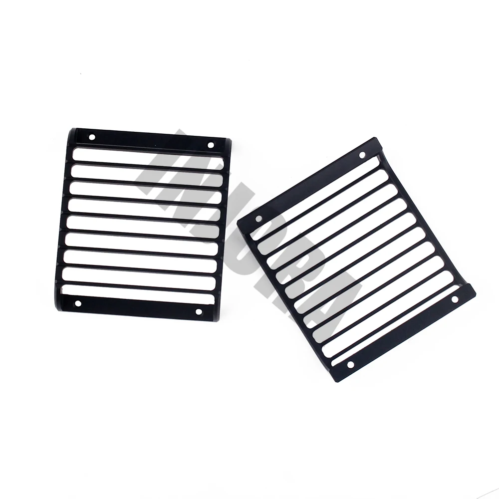 2Pcs TRX4 Metal Black LED Light Guard Grille Headlight Cover for 1/10 RC Crawler Car Traxxas TRX-4
2Pcs TRX4 Metal Black LED Light Guard Grille Headlight Cover for 1/10 RC Crawler Car Traxxas TRX-4