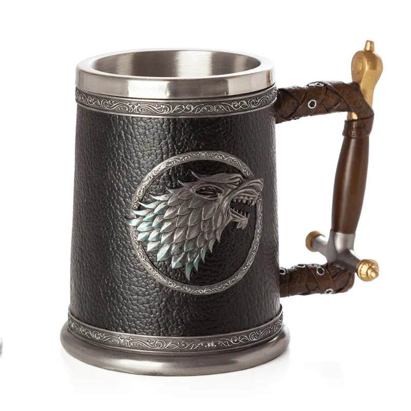 Game of Thrones Stark Direwolf Coffee Mugs Stainless Steel Resin Cups and Mugs Creative Beer Drinkware Mark
Game of Thrones Stark Direwolf Coffee Mugs Stainless Steel Resin Cups and Mugs Creative Beer Drinkware Mark