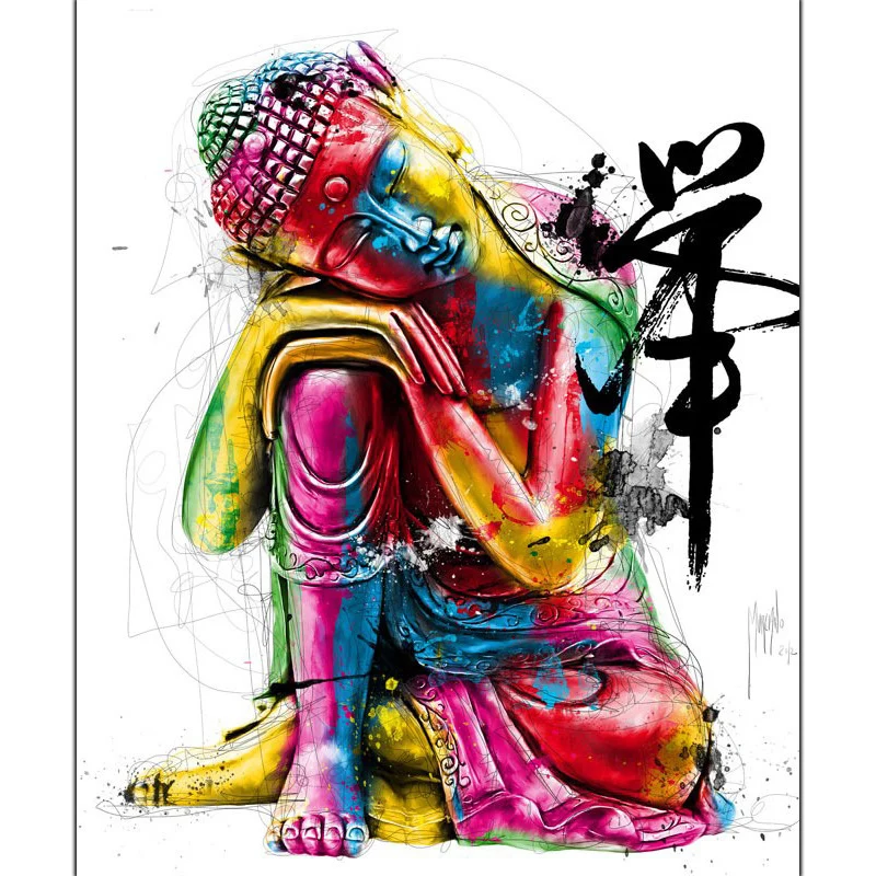 Full Square Diamond 5D DIY Diamond Painting Buddha religion 3D Embroidery Cross Stitch Mosaic Painting Decor