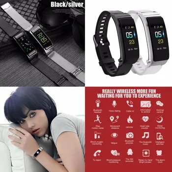 Smart Watch Sports Fitness Activity Heart Rate Tracker Blood Pressure Calories Support sports records, step, exercise time W1#
Smart Watch Sports Fitness Activity Heart Rate Tracker Blood Pressure Calories Support sports records, step, exercise time W1#