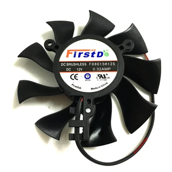 FD8015H12S 75mm 12V 0.32A 2Wire 2Pin Graphics Card Fan VGA Cooler For Sapphire HD4890 HD4860 HD6770 HD6790 Cooling
FD8015H12S 75mm 12V 0.32A 2Wire 2Pin Graphics Card Fan VGA Cooler For Sapphire HD4890 HD4860 HD6770 HD6790 Cooling