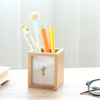 1 Pcs Kawaii Succulent Plants Wooden Pen Container Multi-functional Photo Frame Pen Insertion Stationery Pen Holders
1 Pcs Kawaii Succulent Plants Wooden Pen Container Multi-functional Photo Frame Pen Insertion Stationery Pen Holders