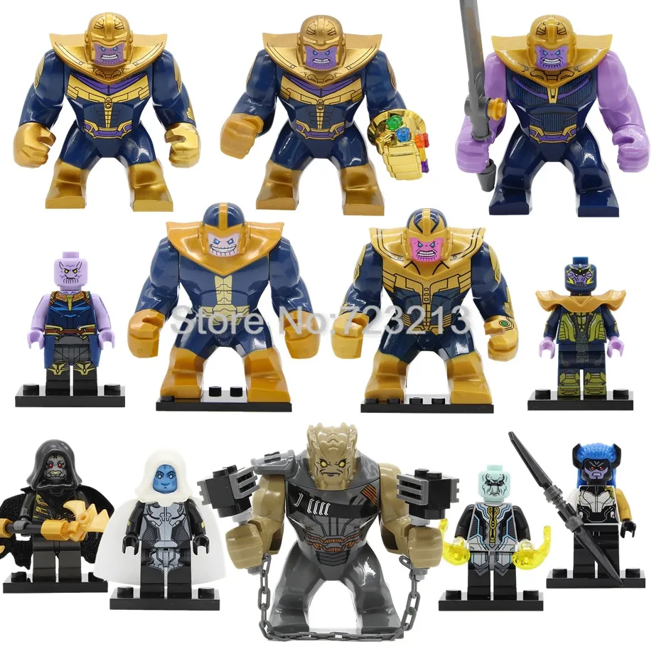 Single Super Heroes Infinity War Thanos INFINITY GAUNTLET Figure Marvel Avengers Legoingly Building Blocks Set bricks Toys
Single Super Heroes Infinity War Thanos INFINITY GAUNTLET Figure Marvel Avengers Legoingly Building Blocks Set bricks Toys
