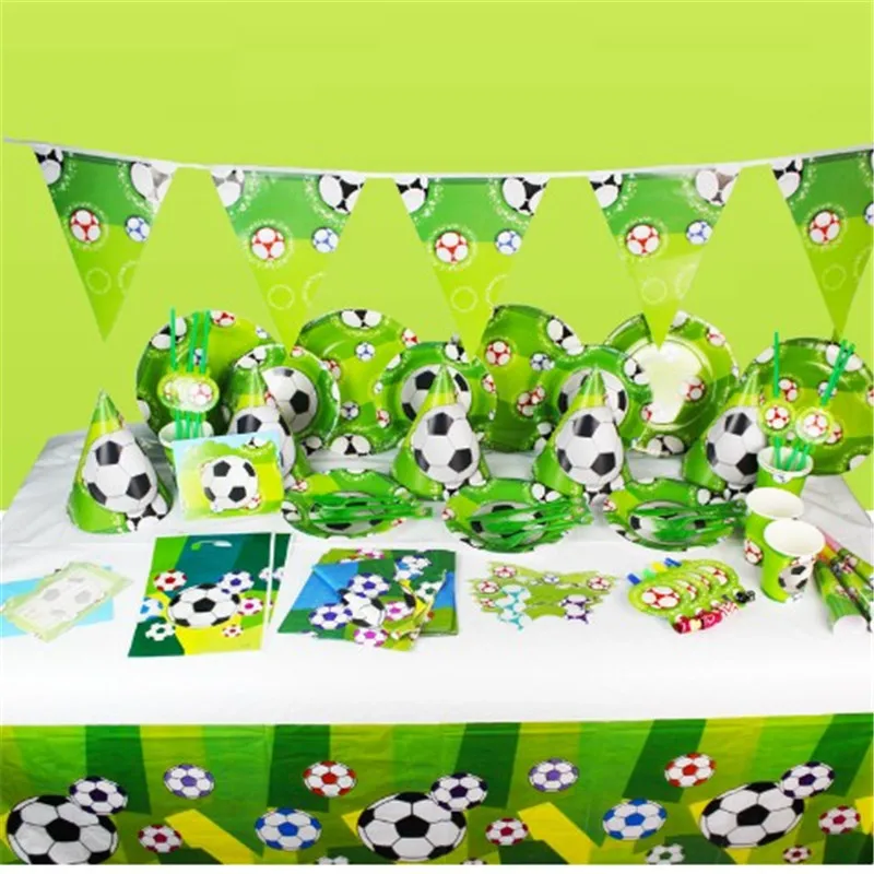 New Disposable Tableware Set Napkin Paper Plate Cup Football Theme Birthday Party Decorations Kid Boy Party Supplies Favor
New Disposable Tableware Set Napkin Paper Plate Cup Football Theme Birthday Party Decorations Kid Boy Party Supplies Favor