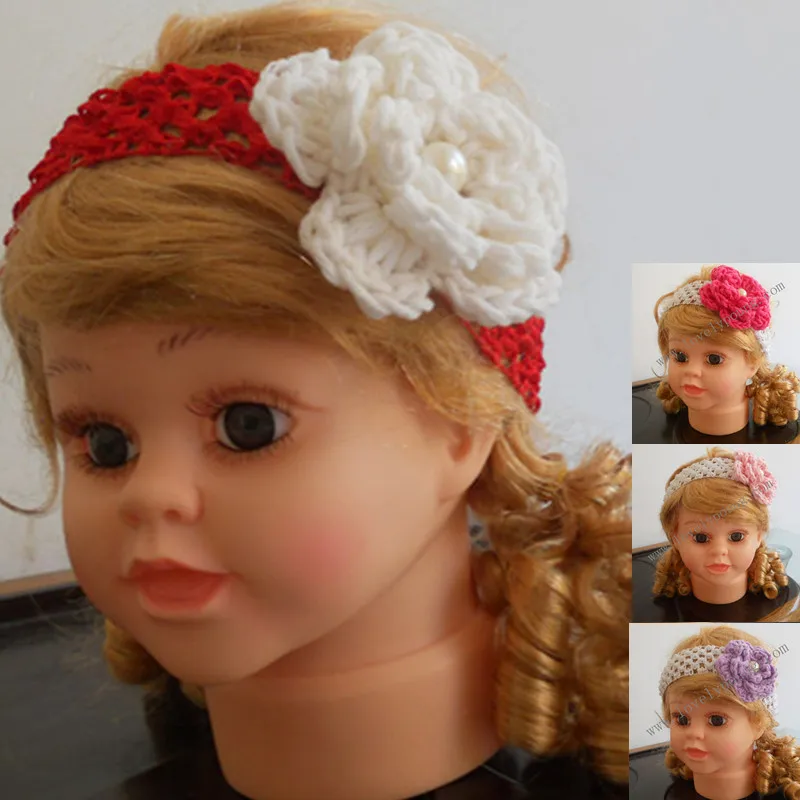 Baby girls flower headband New arrive Crochet flower with pear kids girls hair band head wear birthday headband
Baby girls flower headband New arrive Crochet flower with pear kids girls hair band head wear birthday headband