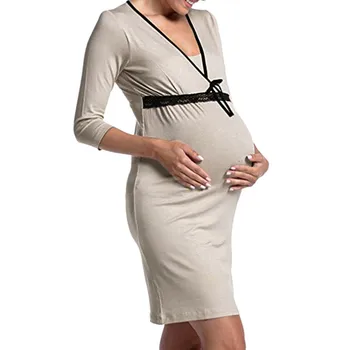 Women's Pregnancy Dress Long Sleeve Collect The Waist Pajamas Dress 2019 Maternity Gown Maternity Dresses Vestido Lactancia
Women's Pregnancy Dress Long Sleeve Collect The Waist Pajamas Dress 2019 Maternity Gown Maternity Dresses Vestido Lactancia