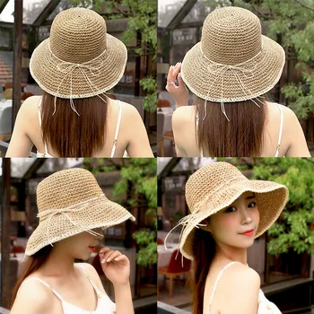 New Style Hand Big-Brimmed Artistic Vintage Straw Hat Female Summer Outdoor Beach Travel Fashion Sun Visor
New Style Hand Big-Brimmed Artistic Vintage Straw Hat Female Summer Outdoor Beach Travel Fashion Sun Visor