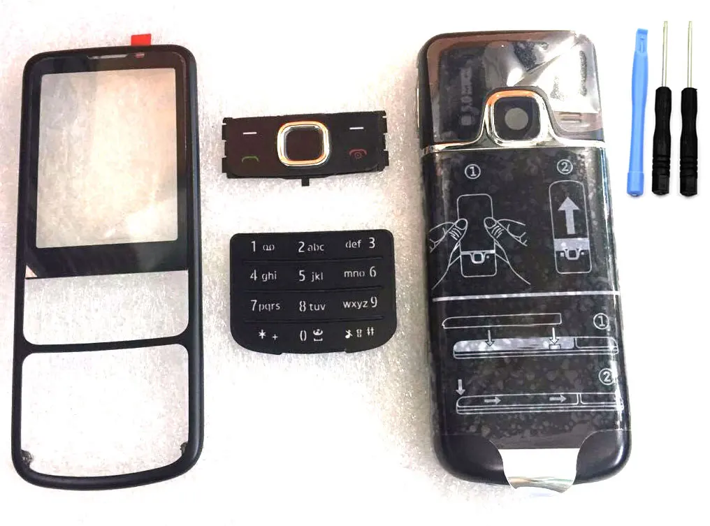 Для Nokia 6700 классический полностью металлический корпус крышка Батарейная Дверь
