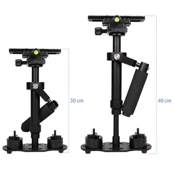 S40 Handheld 0.4M Aluminum Alloy Video Steadycam Stabilizer Mount for Phone for Steadicam for Canon Nikon AEE DSLR Video Camera
S40 Handheld 0.4M Aluminum Alloy Video Steadycam Stabilizer Mount for Phone for Steadicam for Canon Nikon AEE DSLR Video Camera