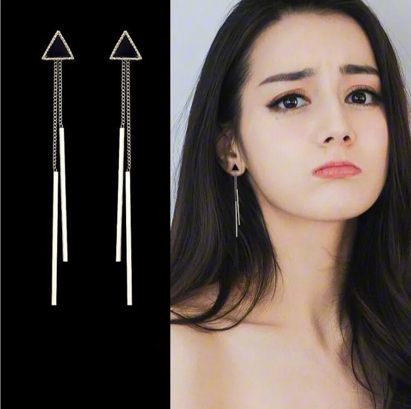 Korea Geometric Triangle Long Tassel Bar Drop Earrings For Women Minimalism Personality Ear Line Dangle Oorbellen Gift
Korea Geometric Triangle Long Tassel Bar Drop Earrings For Women Minimalism Personality Ear Line Dangle Oorbellen Gift