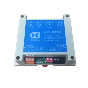 485 Bus Control Four-way Relay Output Module Intelligent Control Switch Relay Control Board Control Card
485 Bus Control Four-way Relay Output Module Intelligent Control Switch Relay Control Board Control Card