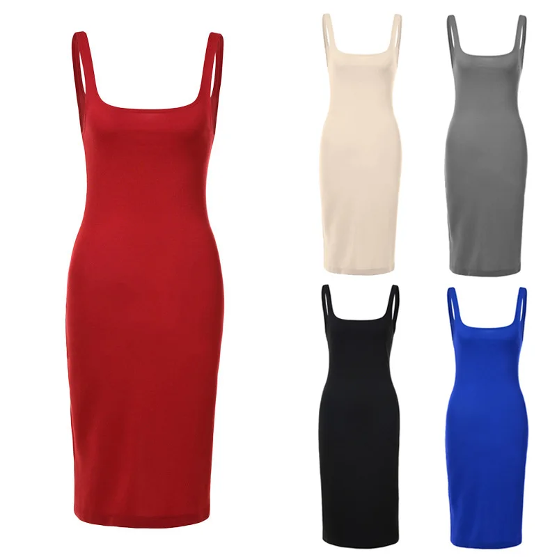 Summer Autumn Women Vest Dress Solid Color Sexy Backless Sleeveless Slim Casual Lady Bodycon Dresses TY66
Summer Autumn Women Vest Dress Solid Color Sexy Backless Sleeveless Slim Casual Lady Bodycon Dresses TY66
