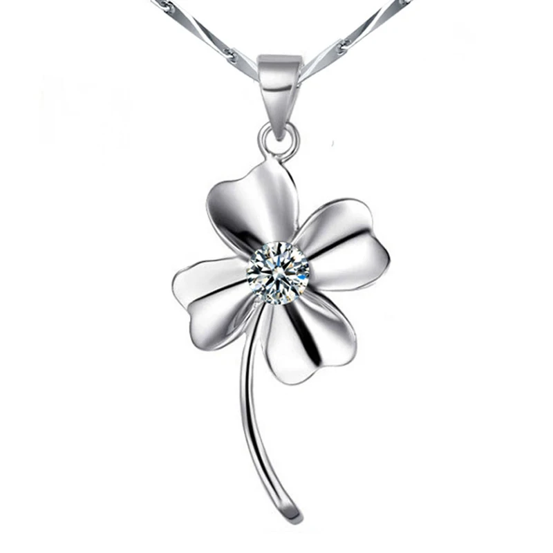 Utimtree Trendy Chokers Necklace Women Silver Color Four Leaves Clover Pendants Necklaces for Wedding Party Jewelry Collar Mujer
Utimtree Trendy Chokers Necklace Women Silver Color Four Leaves Clover Pendants Necklaces for Wedding Party Jewelry Collar Mujer